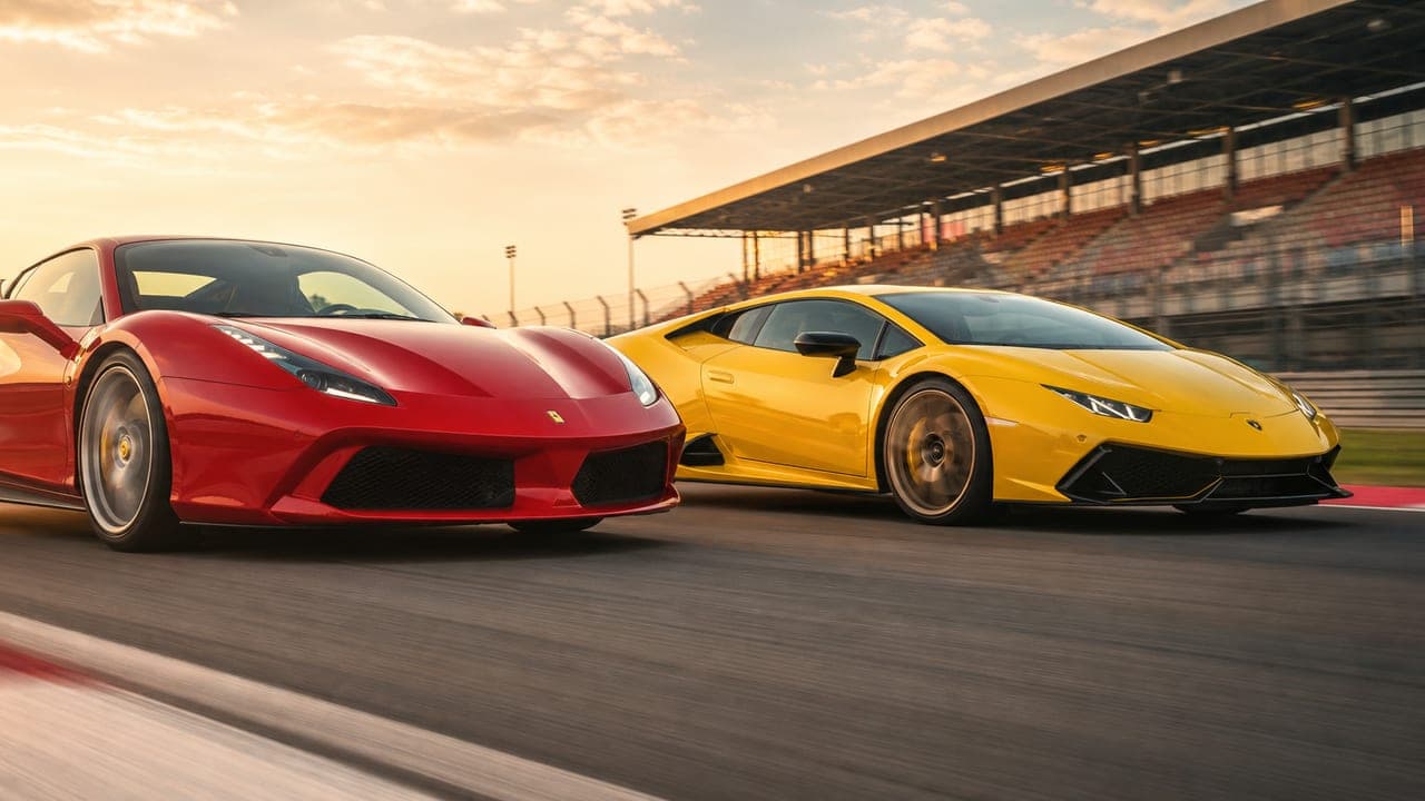 Conducción de Ferrari y Lamborghini en circuito