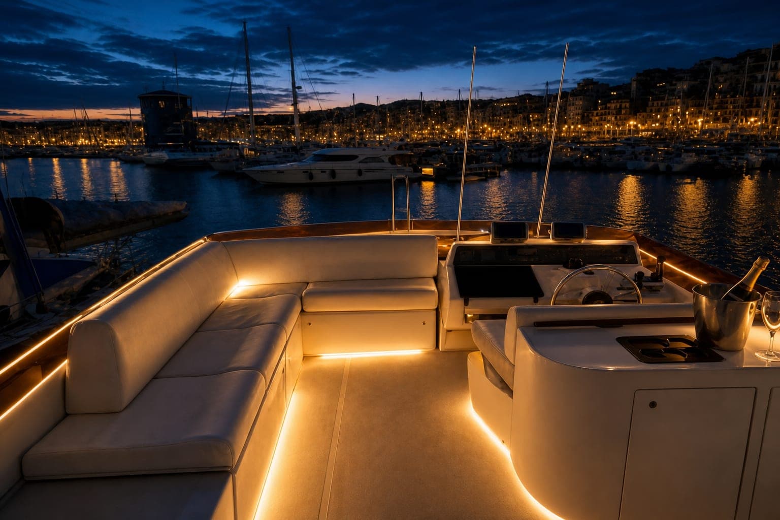 Noche romantica en yate privado — foto 4
