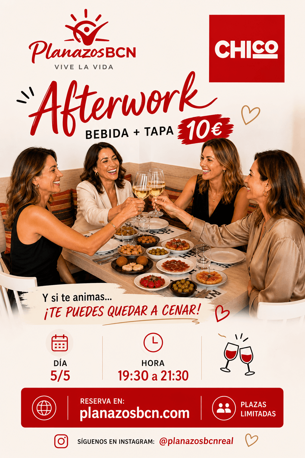 Tardeo de Tapas y Copas entre Amigos